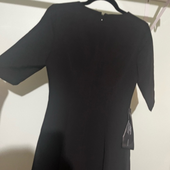 Kay Unger Davina Stretch-Crepe Formal Jumpsuit, Black - Picture 6 of 10